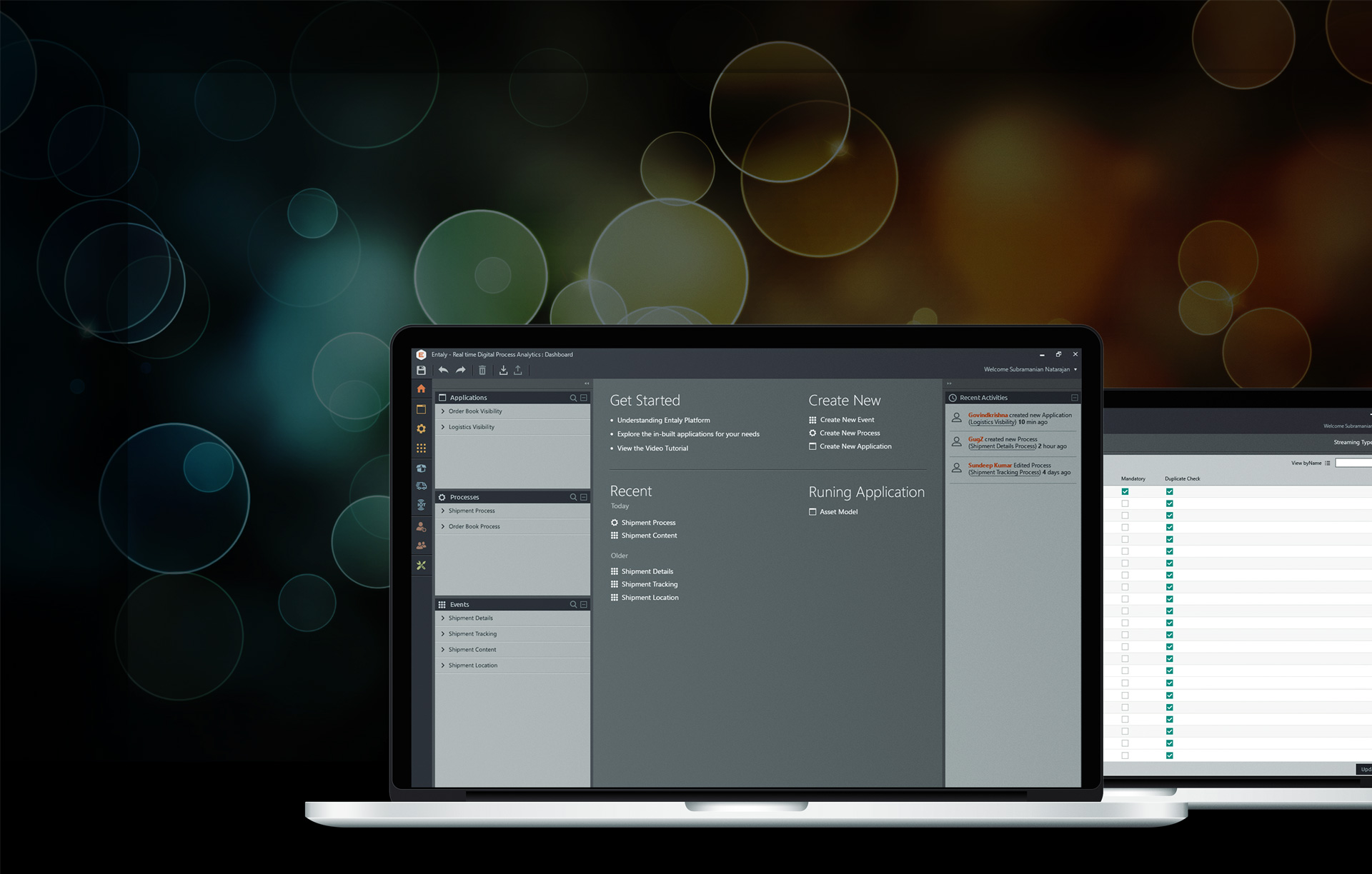 Real Time Digital Process Analysis – Thick Client Application