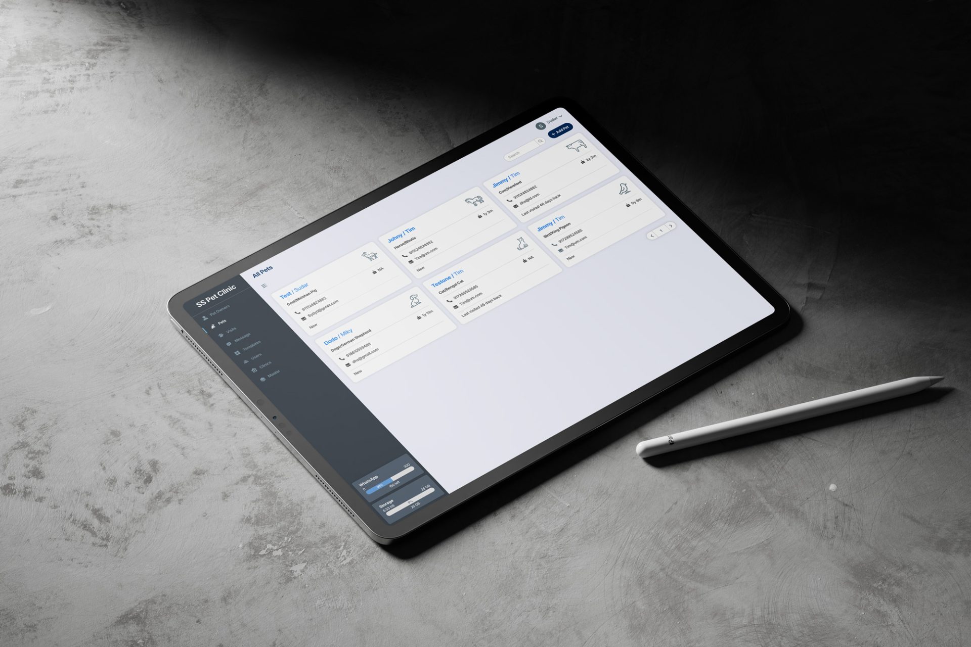Veterinary Practice  Management App
