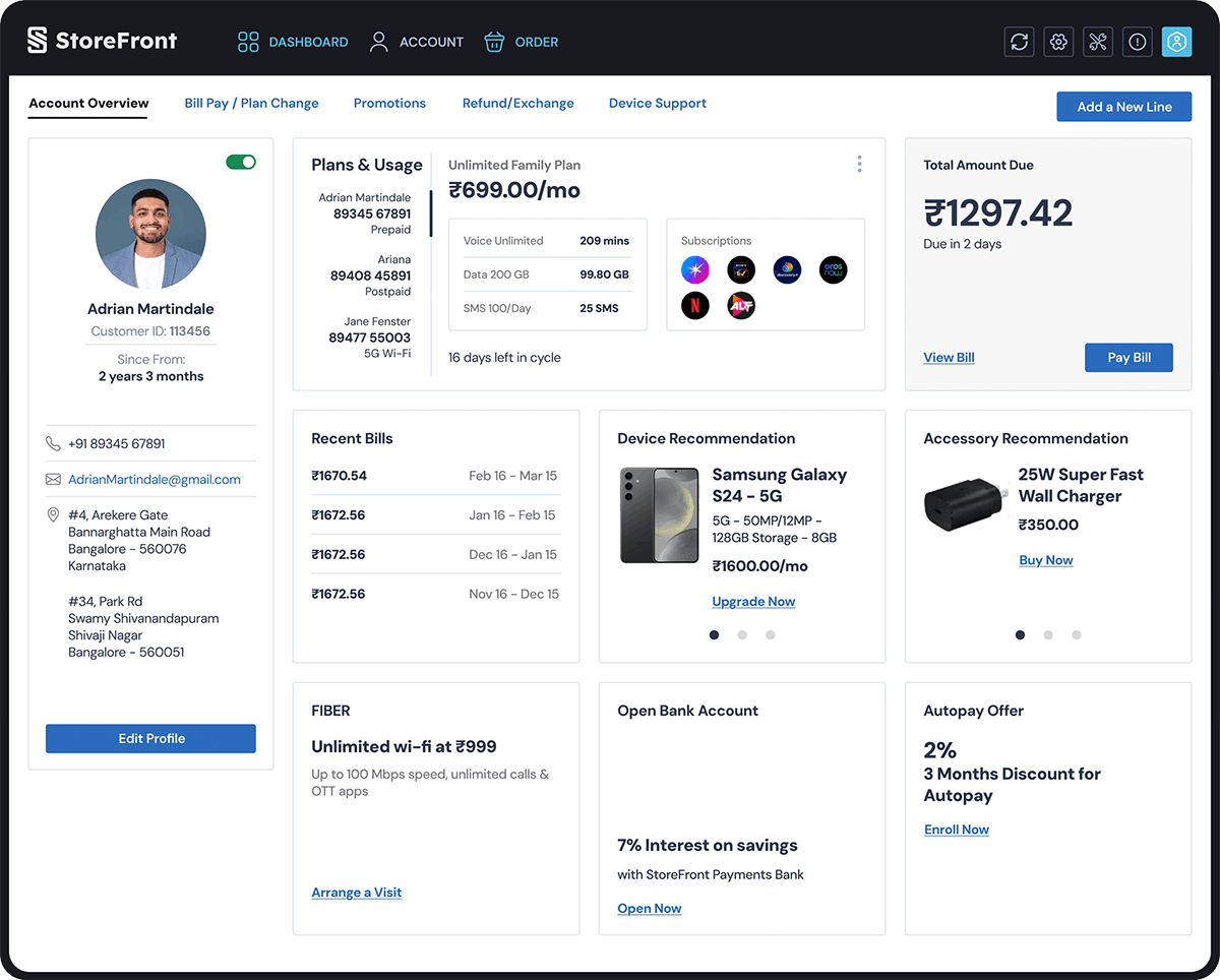StoreFront-Account