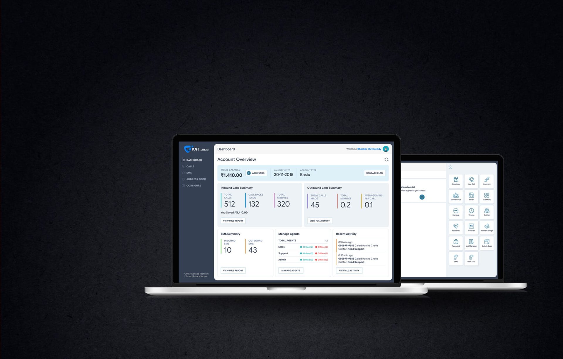 IVR Web Application